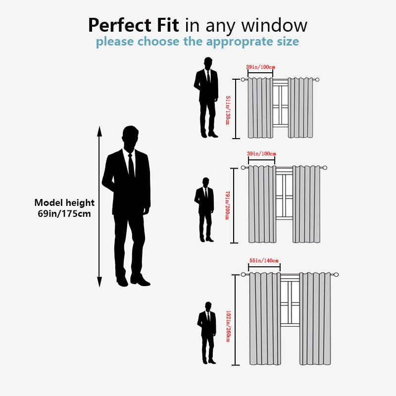 1/2 Panles Moder Curtains For Livingroom High Shaing Curtain90% For Blackout Bedroom Curtain Thick Blinds Drapes Door