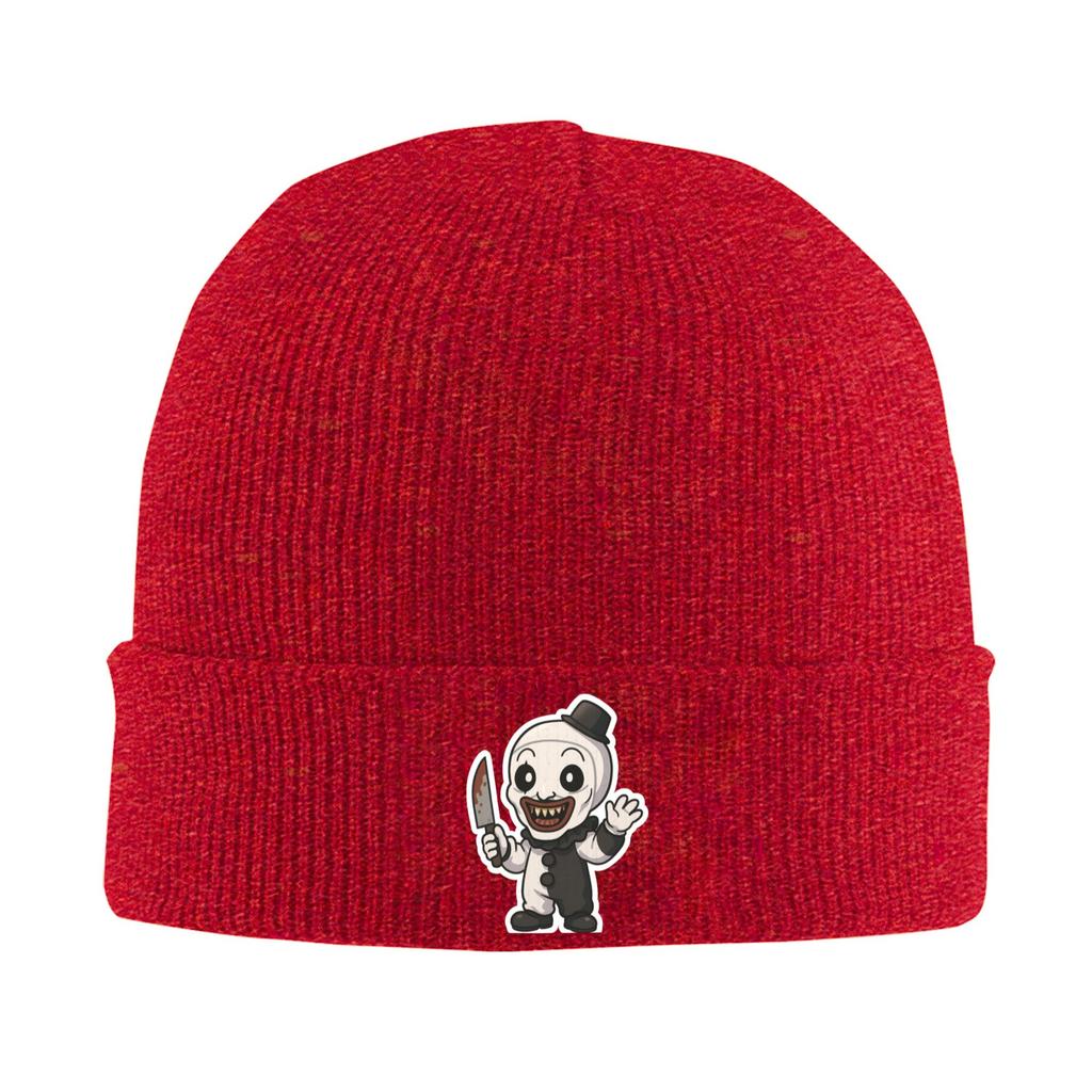 Terrifier Beanie Hats  Bonnet Hats Men Women Y2K Cool Kpop Knitted Hat Spring Design Warm Caps