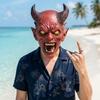 Realistická maska démona ďábla Hororová latexová maska na celou hlavu Strašidelná Halloweenská Cosplay Kostým Párty maska pro dospělé Karneval Hororová rekvizita