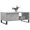 VidaXL Table basse Gris béton 90x50x36,5 cm Bois d'ingénierie 830576