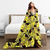 Cool Duck Pattern Blanket Soft Fleece Throw Fun Home Decor Gift for Kids Teens Bedroom Living Room Decoration