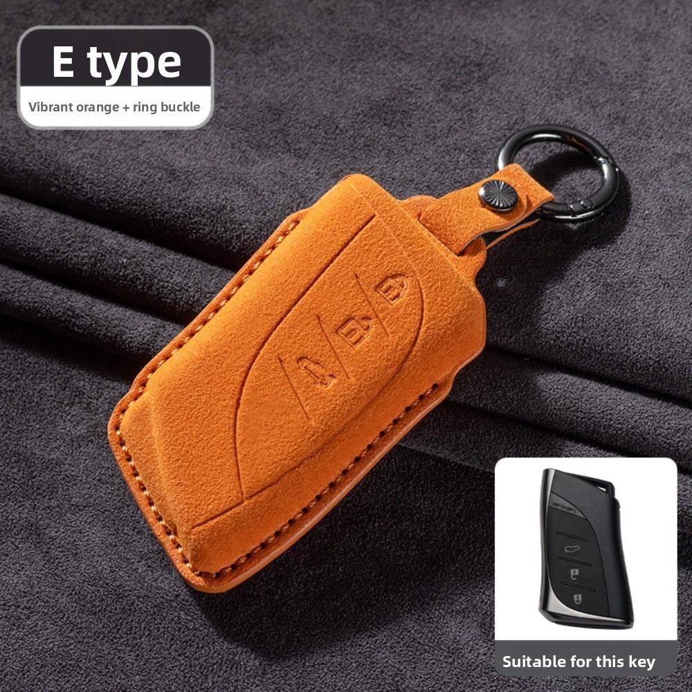 Premium Suede Key Cover for Lexus ES300H NX260 UX LS500 Car Keys Durable and Stylish