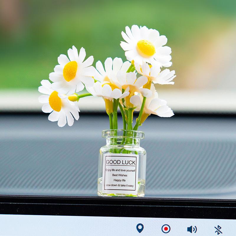 1pc Car Air Vent Clip Decor, Creative Galaxy Stars & Flower Fresh Air Conditioning Outlet Decoration