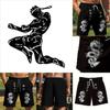 Twin Double Dragon Muay Thai Boxing Kickboxing Shorts 3D Print Training Unisex Men Women Quick Dry Fitness Gym Sport Workout Casual Streetwear