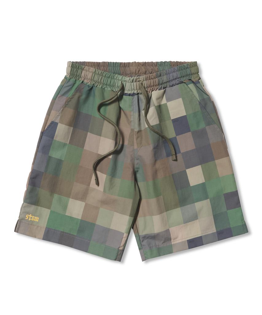 STIGMA Square Camouflage Short Pants Green