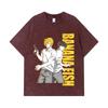 275 GSM Washed T-shirts 100% Cotton Banana Fish V1 Print Unisex Heavy Cotton T Shirt
