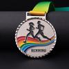 Running Runner Gold Medals Trophy Award With Neck Ribbons Express Medal Various Souvenir School Sports Prize Gift Custom Made