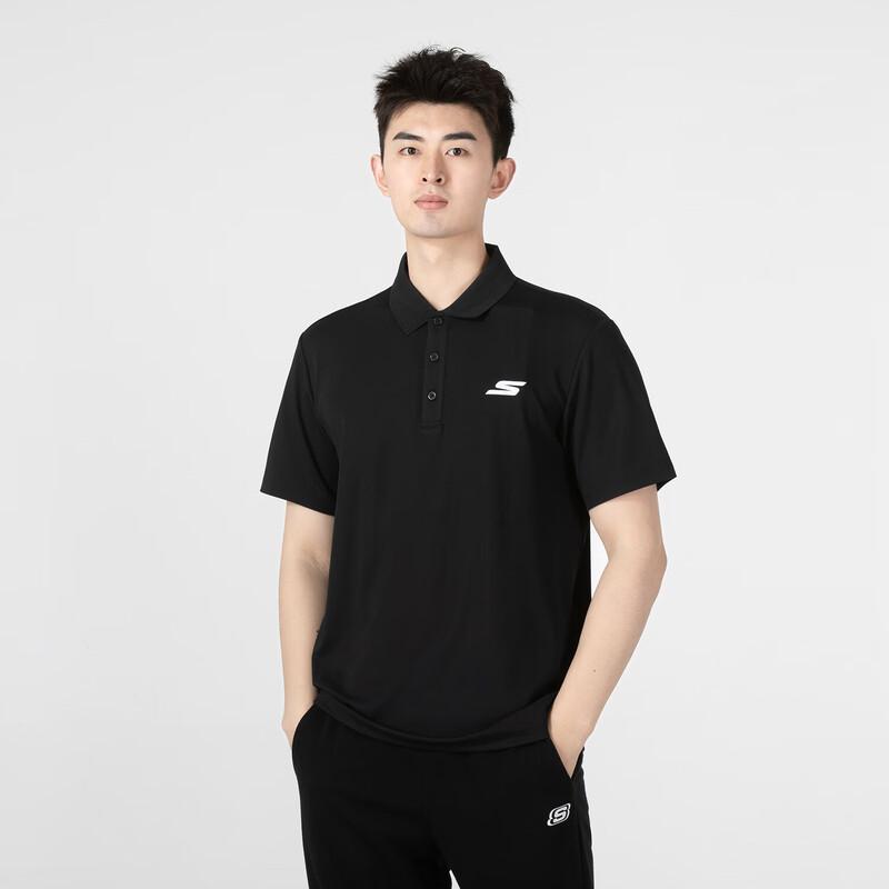 

Skechers Men s Short Sleeve Polo Shirt L