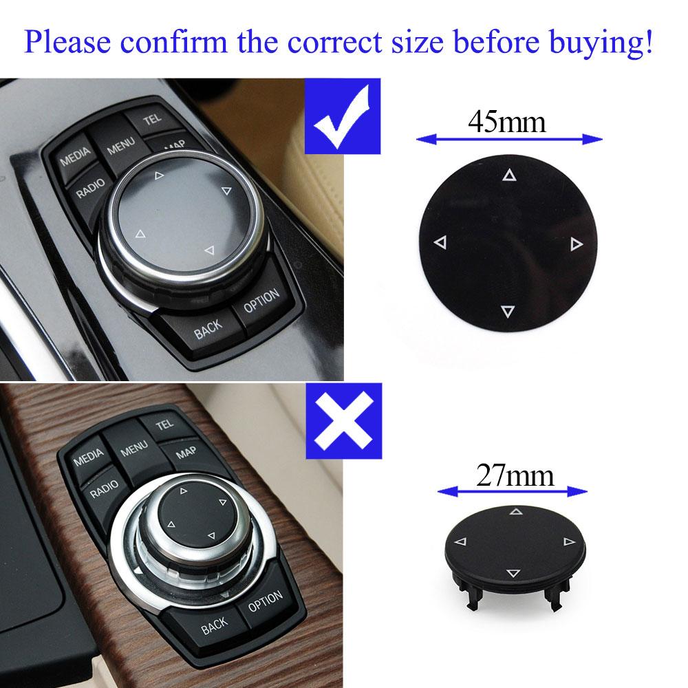 LHD RHD IDRIVE Consolă centrală Buton comutator multimedia Capacul cheii pentru BMW 3 5 6 7 X3 X4 X5 Seria F30 F31 F10 F11 F02 F06 F25