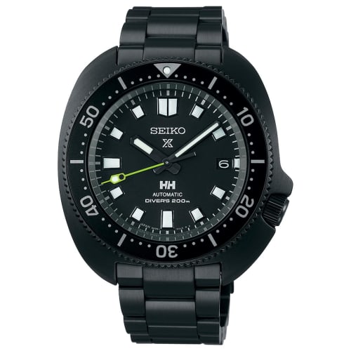 

Seiko Prospex SBDC181 1970 Mechanical Diver s Watch, Modern Design, Core Shop Exclusive, Helly Hansen Collaboration, Limited Edition, All Black