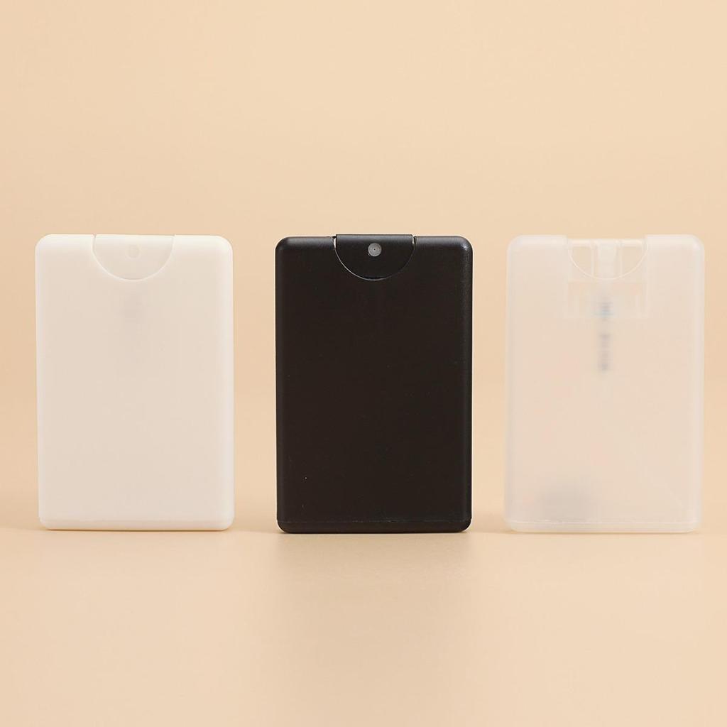 20ml Portable Card-Style Spray Bottle: Refillable Perfume or Disinfectant Container