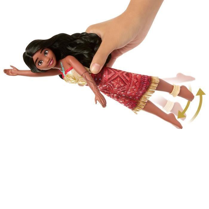 Disney - Poupée Vaiana Nageuse - Vaiana 2 - Corsage qui change de couleur - Disney Moana - JFF09