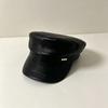 Autumn and Winter New Maillard Flat-top Navy Hat Female Retro British Beret Showing Small Face Versatile Temperament Painter Hat