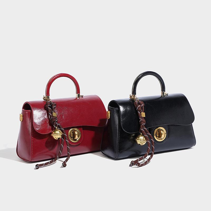 New Year and Christmas Small Square Bag, Women's Handbag, Red Wedding Bag, Shoulder and Crossbody Bag, Direct Shipment from Guangzhou Factory