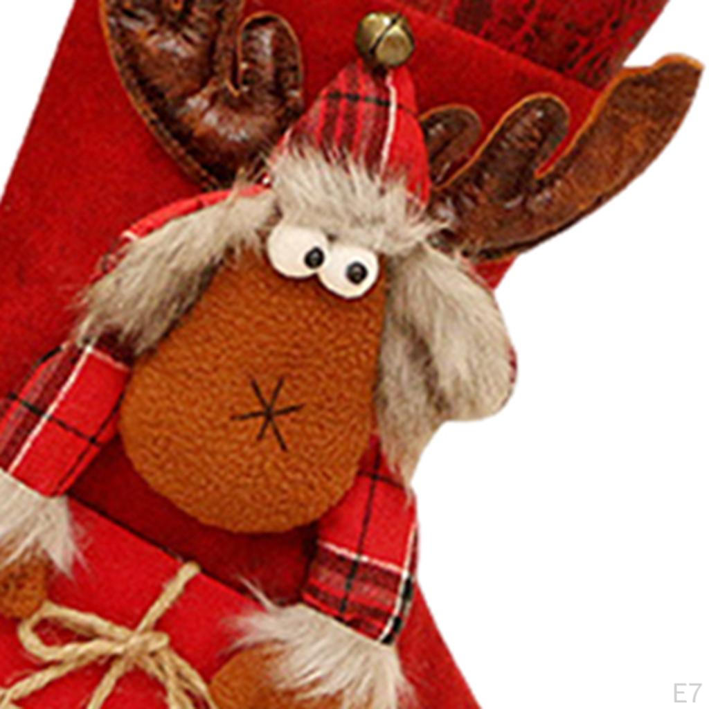 Day Stocking Kit Candy Pouch Bag Chritsmas Tree Decorations Hanging Ornaments Supplies