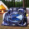Butterfly Moon Stars Customize Your Name Outdoor Blanket Comfortable Soft Lightweight Allseason Multipurpose Blanket For Travel Camping Picnics Sofa