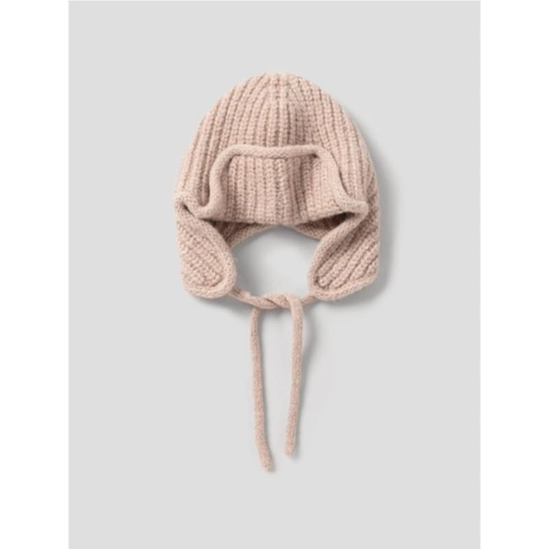 8seconds Earflap Knit Beanie Beige (195X8BWYAA)