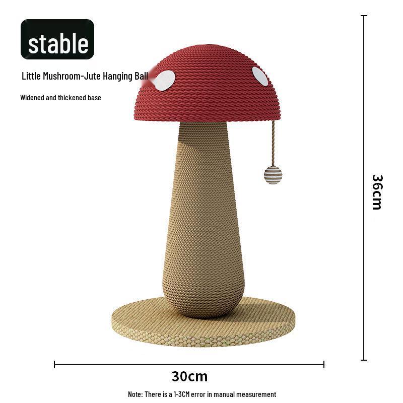 Durable Sisal Cat Scratching Board: Debris-Free, Vertical Claw Post for Self-Amusement & Boredom Relief