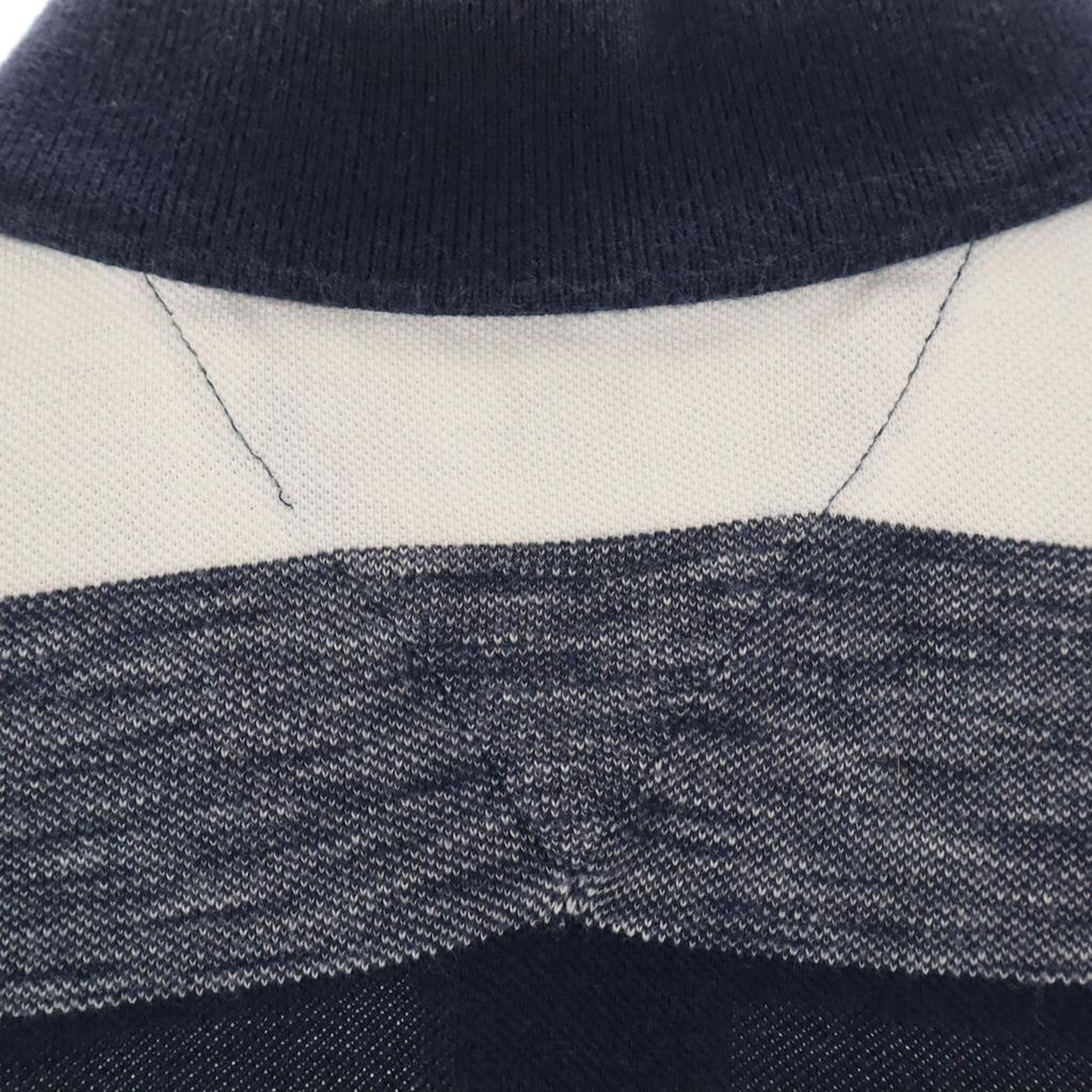 Tommy Hilfiger Bordürenmuster Kurzarm Slim Fit Poloshirt S Marineblau Herren Gebraucht