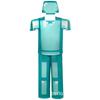 Costume Cosplay Armatura di Diamante di Minecraft in Materiale Poliestere per Gioco Anime Role Play