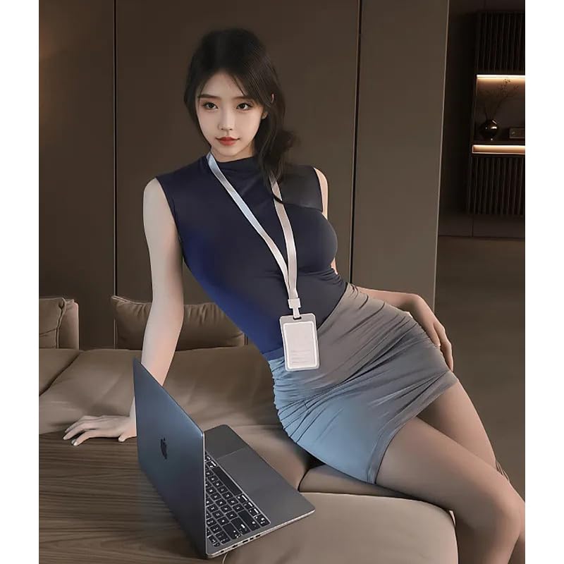 LIKENNY Sexy Worker Uniform Female Cute Maid Sexy Adult Popular Costume Secretary/Office Cosplay, Teacher/Schoolgirl Uniform, Outfit, Women's