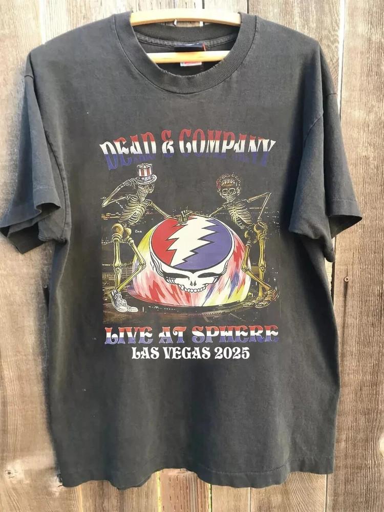 

Dead and Company T Shirt Sphere Las Vegas Concert 2025 AN44022 Unisex T-Shirt XXL