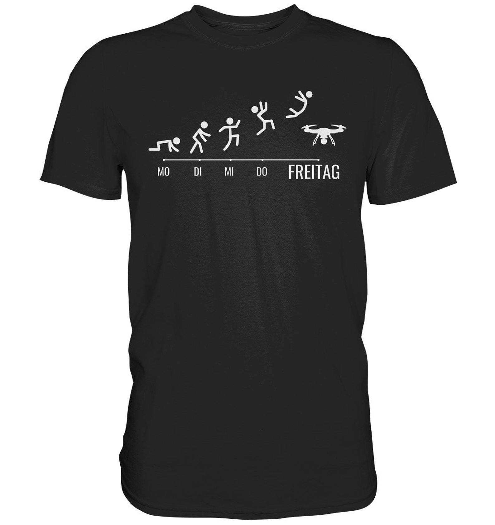 T-Shirt Drone Quadcopter Drone Weekend Model Flight - Premium Shirt S