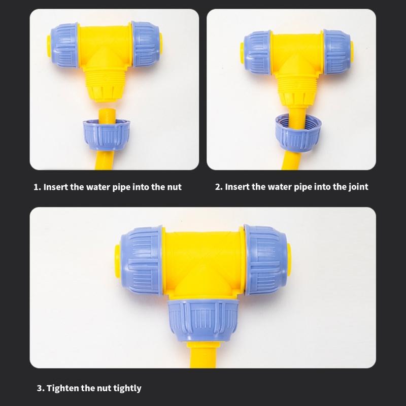 Pipe Fittings for Efficient Water Connection Garden Irrigation Pipe Connector Adapter Drinking Water Hose Adapter