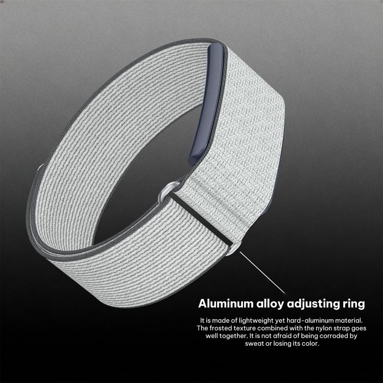 For Amazfit Helio Strap xDfind Covered Nylon Loop Band