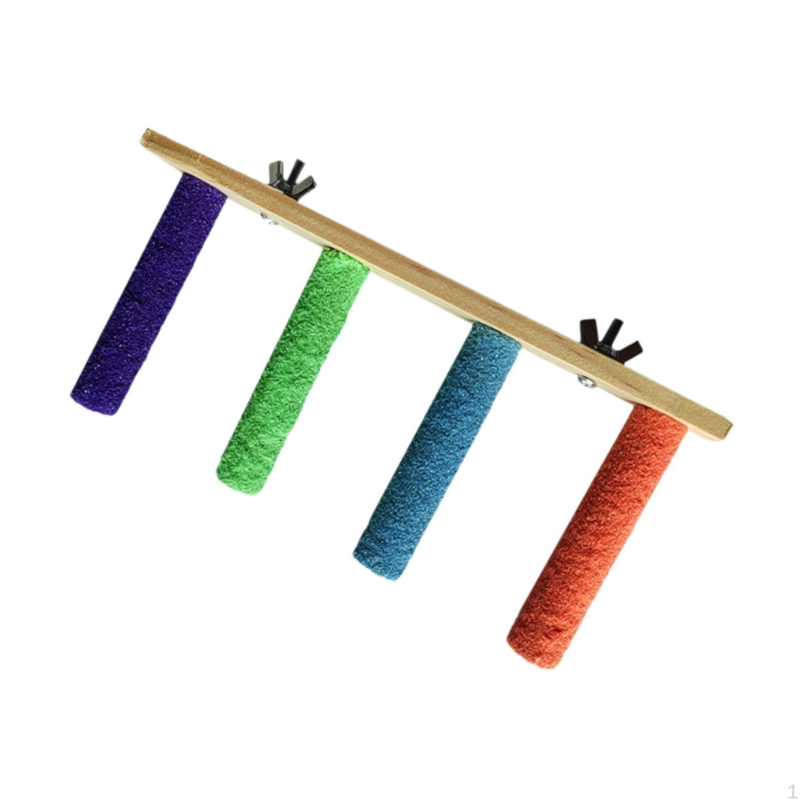 

Подставка для попугая, игрушка для окна/ванны/автомобиля/путешествия, простая установка, лестница-стремянка для 4 tier