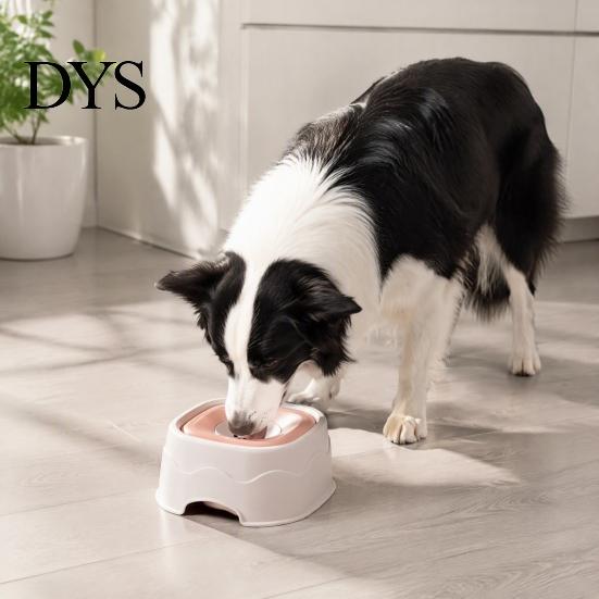 Large Capacity Pet Water Feeder Bowl with Floating Disk, No Spill Dispenser Slow for Dogs Cats, Splash Proof Drink Dog Drinking