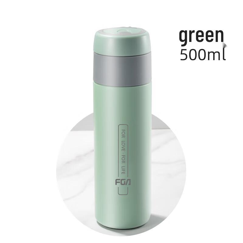 FGA YUE XIANG 500ml 316 Stainless Steel Insulated Bounce Lid Mug
