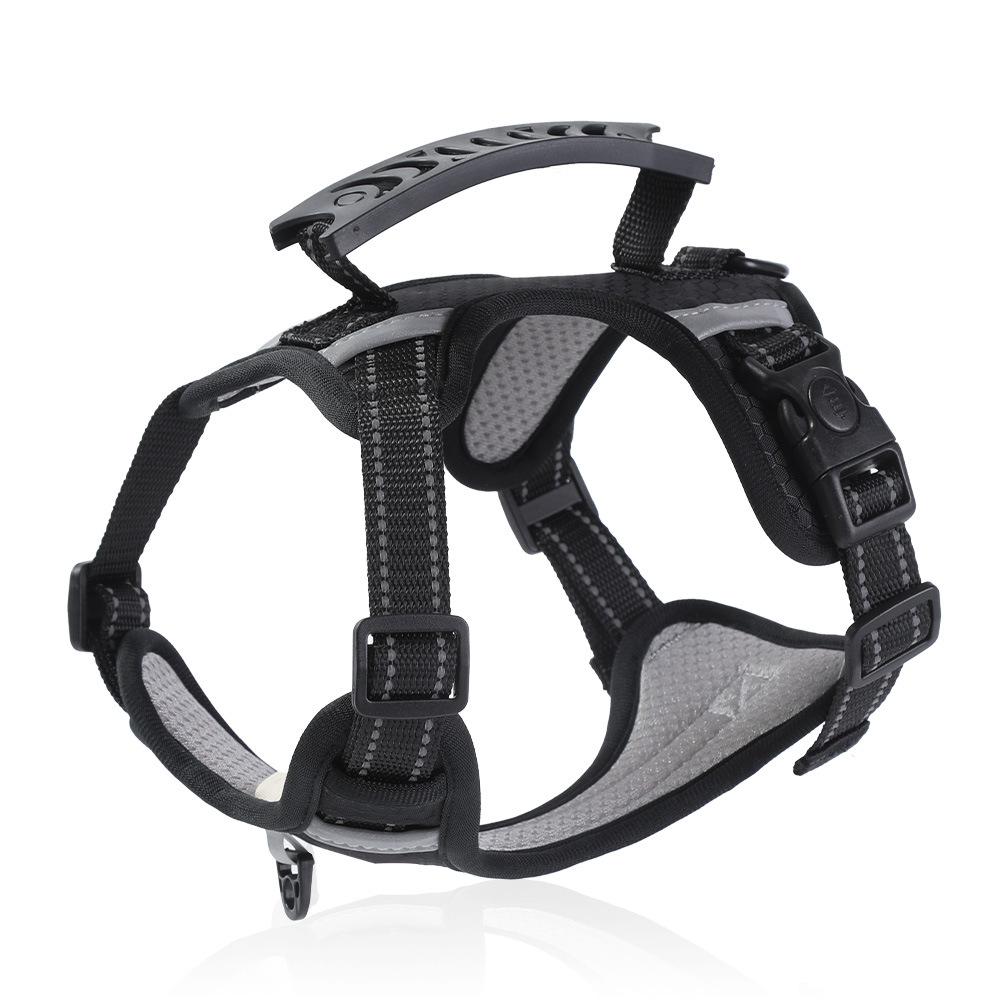 Dog Traction Rope Vest Type Small and Medium-sized Dog Shiba Inu Corgi Puppy Adjustable Chest Strap Walking Dog Rope