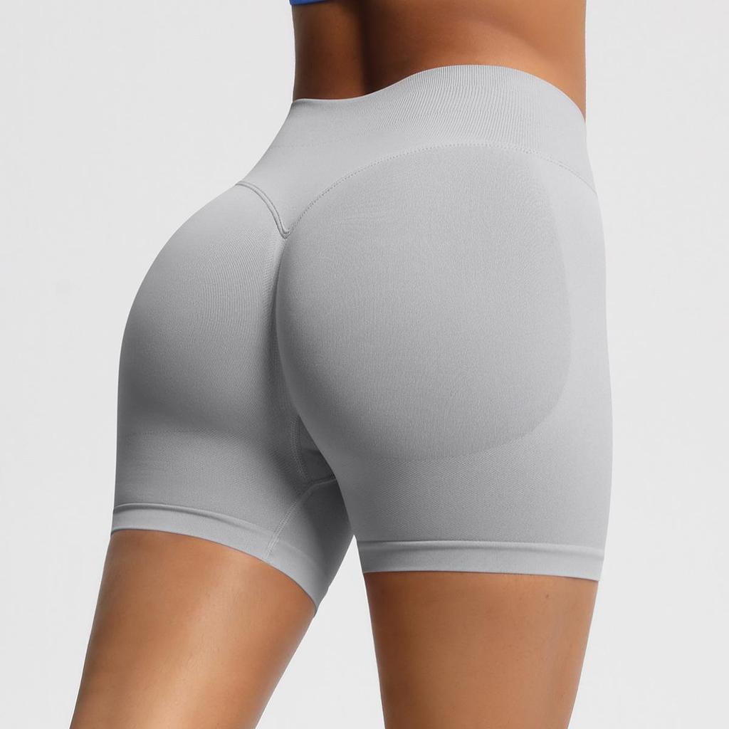 Seamless High-Waisted Butt-Lifting Fitness Shorts for Women - Quick-Drying Yoga and Sports Wear