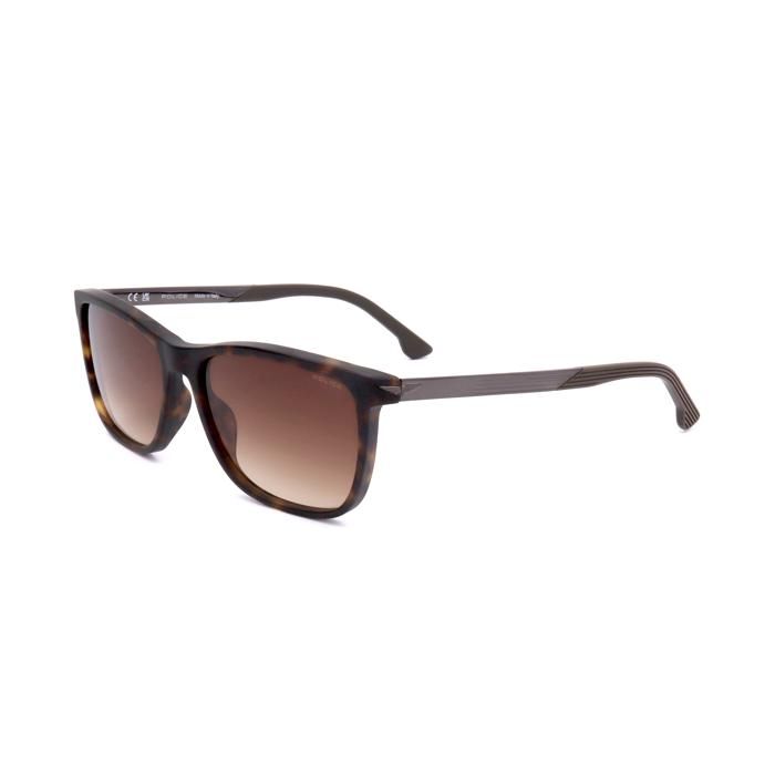 Lunettes de Soleil Police SPLC35M 57/16/145 0738 MATT DARK HAVANA ACETATE MAN POL SUN SPLC35M 0738 57 16 145