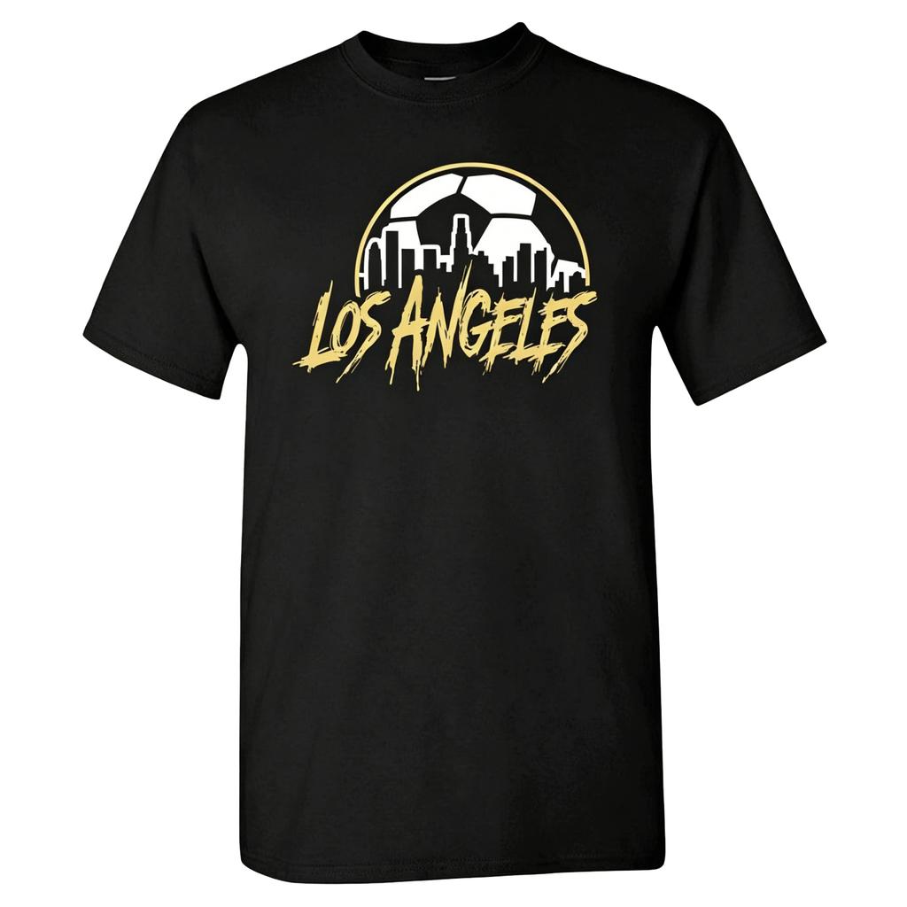 Men's US States Soccer Printed Short Sleeve T-Shirt, Breathable Crewneck Tee for Day Fan Support