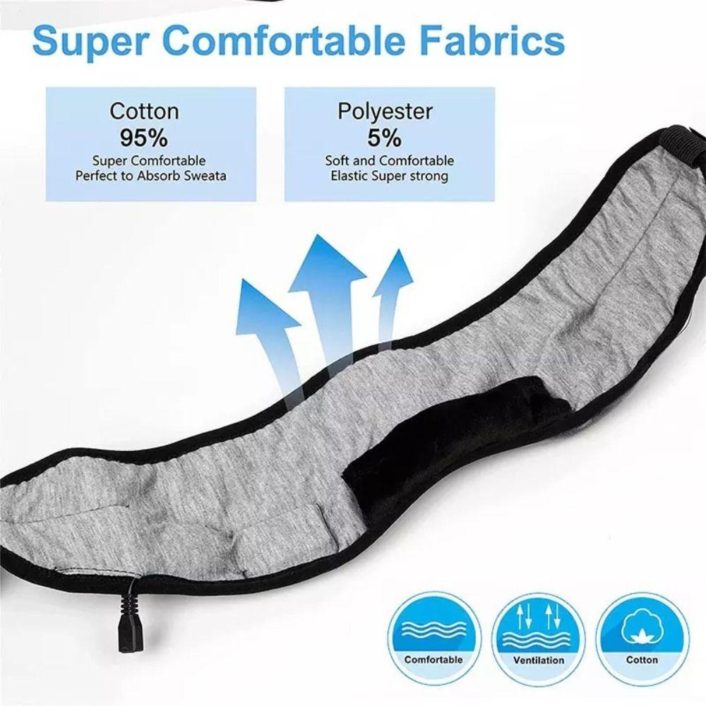Breathable Blockout Light Eye Cover Wireless Sleeping Aid Eye Mask Sleeping Eyeshade Business Trip