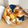 1pc Charizard Fire Automatic Folding Umbrella - Compact 8-Rib Design, Durable Plastic & Iron, Lightweight for Outdoor Daily Use,  a0929175