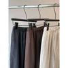 Pantalones de Mujer de Cintura Alta Pierna Ancha Verano Finos Sueltos Casuales Pantalones Harajuku