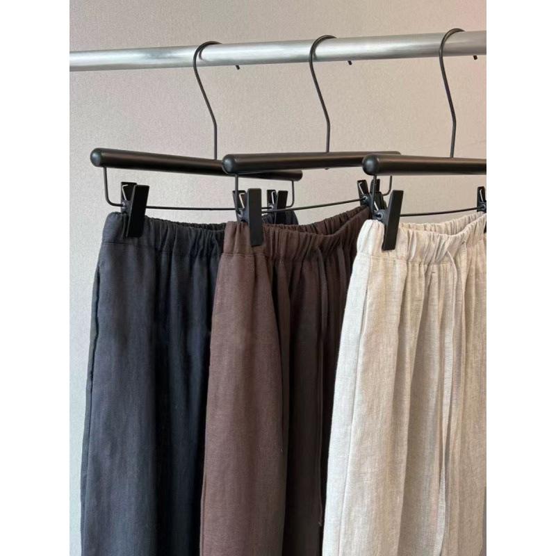 Pantalones de Mujer de Cintura Alta Pierna Ancha Verano Finos Sueltos Casuales Pantalones Harajuku