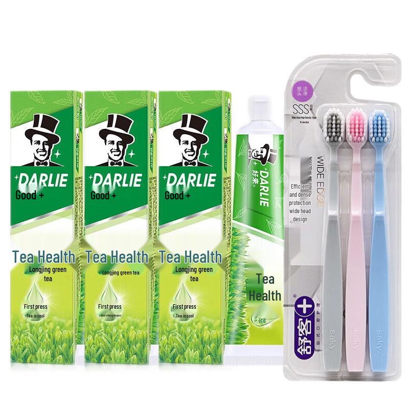 Hawley Tea Care Toothpaste & Suke Toothbrush Set