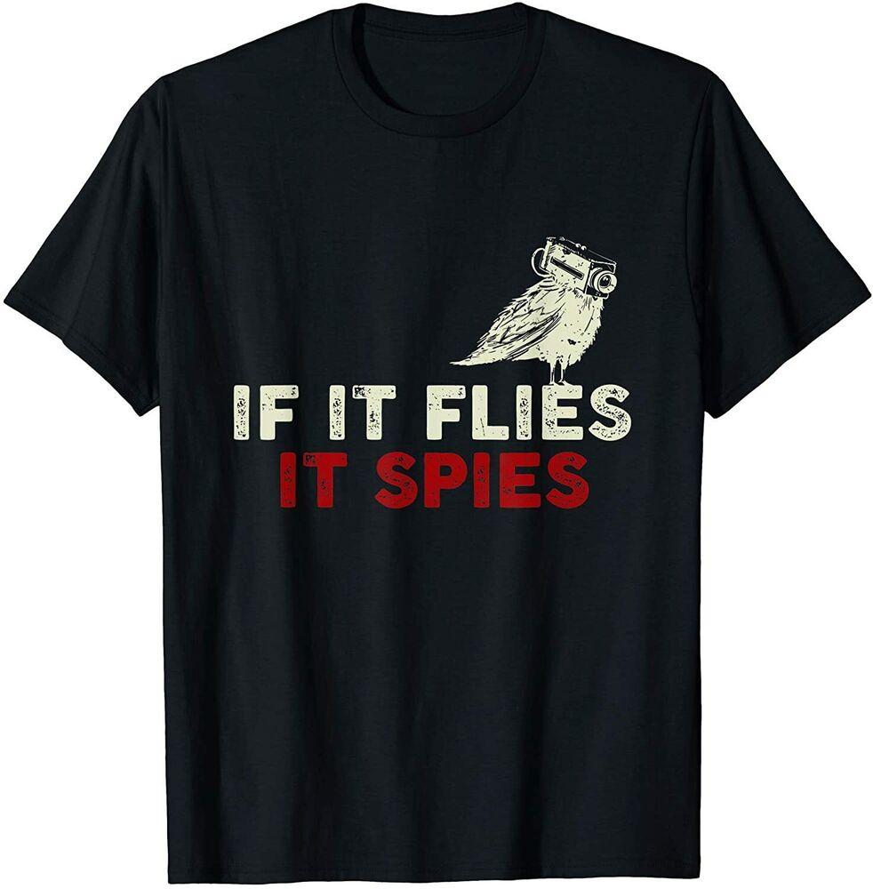 

Футболка унисекс «Если он летает, он шпионит» S