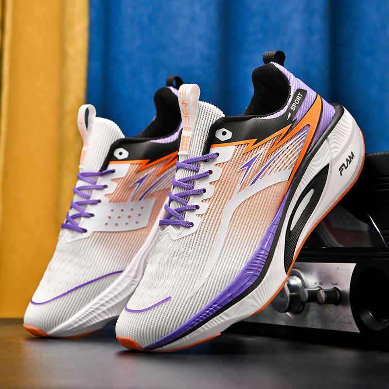 New running shoes marathon ultra-light shock absorption professional sports shoes training skipping rope shoes for men and women couples one 2025