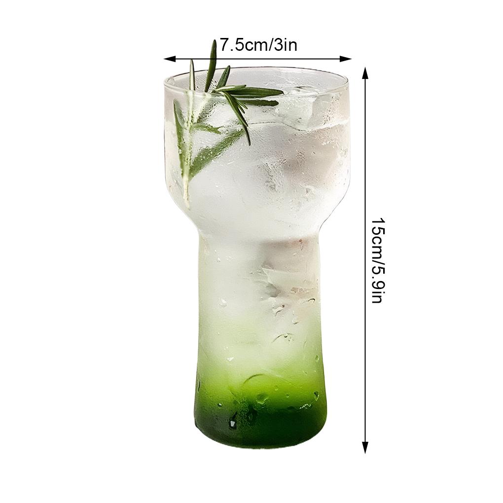 

2025 New 500ML Borosilicate Glass Cup Transparent Heat Resistant Torch for Iced Coffee Cold Brew Sparkling Water Drinks