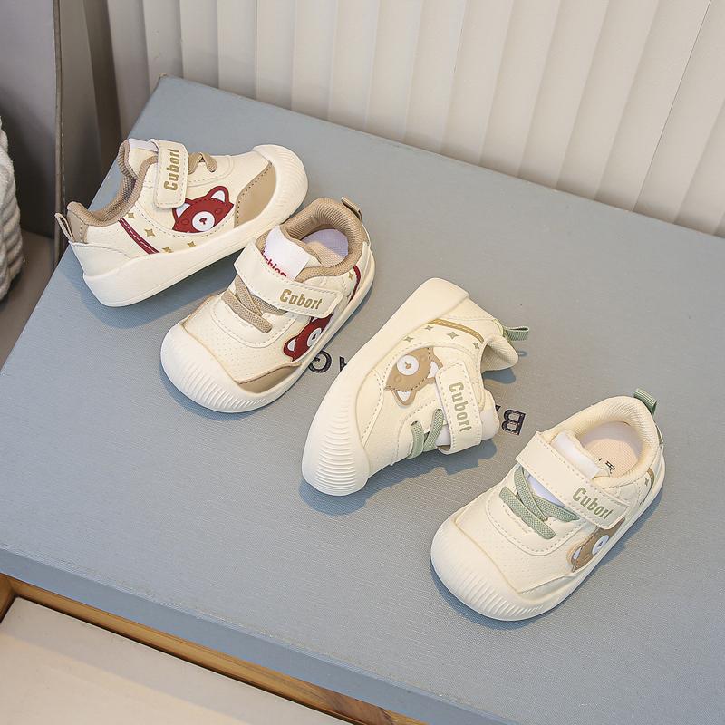 Kleinkind Kinder Freizeitschuhe Zehenkappe Niedlicher Bär Baby Lauflernschuhe Rutschfeste Weiche Sohle 2025 Mode Jungen Mädchen Ballerinas Niedlich