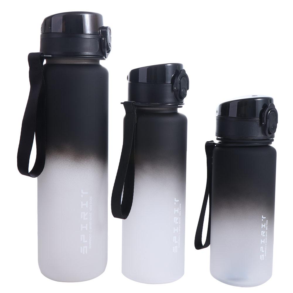 Large Capacity 1 Liter Sports Water Bottle Gradient Color Large Capacity Sports Kettle  Gym