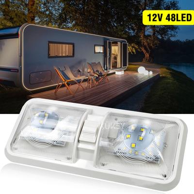 Araç İç Işık Çubuğu Şerit Okuma Tavan Lambası Kargo Kabini Çatı Kubbe LED Karavan Römork Camper Van Kamyon Dolabı Ev Odası