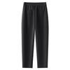 2024 Women's Khaki Wool Acetate Harem Pants - Petite Nine-Point Carrot Style for Autumn/Winter