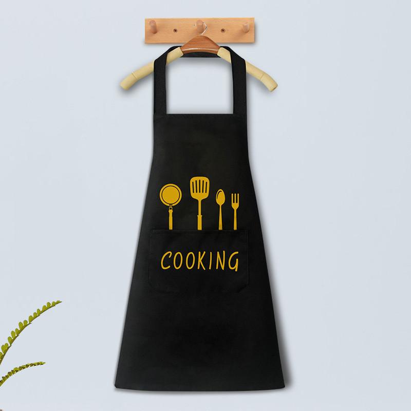 Sling Aprons Fork Wipes Kitchen Waterproof Oil Resistant Thicken Oversizeds