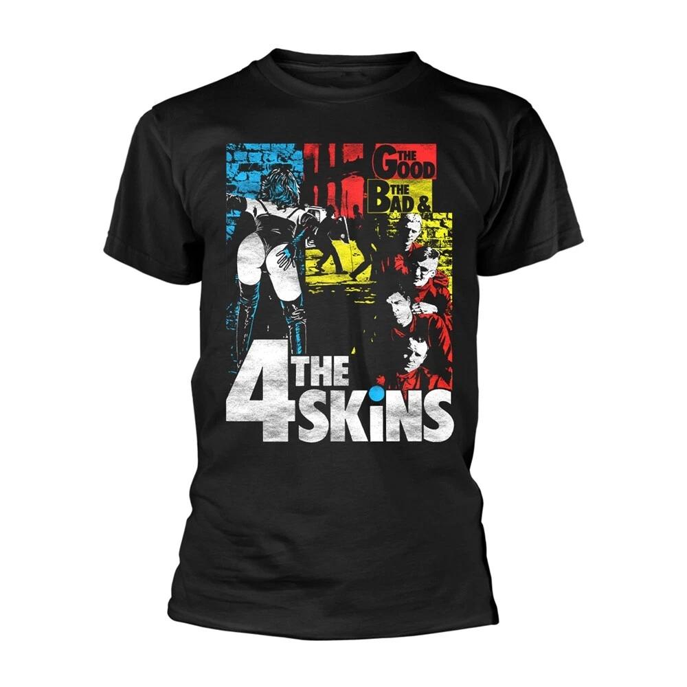 THE GOOD THE BAD & THE 4 SKINS (BLACK) by 4 SKINS THE T-Shirt M